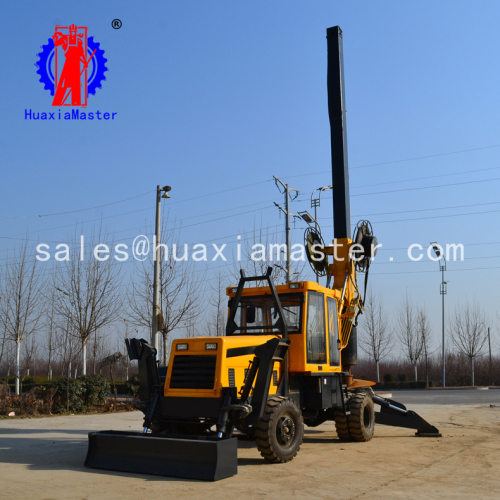 15 meters wheeled rotary pile drilling rig