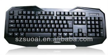 hot selling wired backlight gaming keyboard