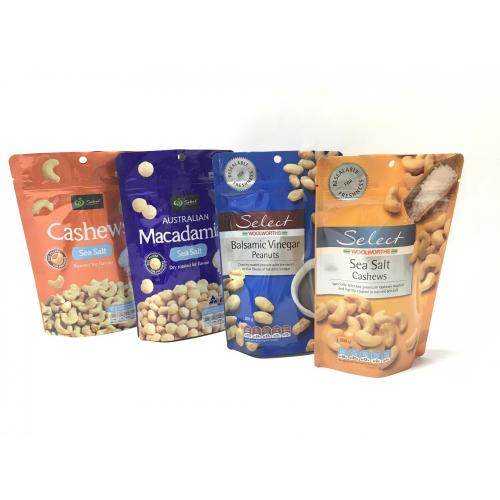 Borsa di imballaggio per snack di cereali in plastica 2017