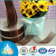 brown glitter organza ribbon