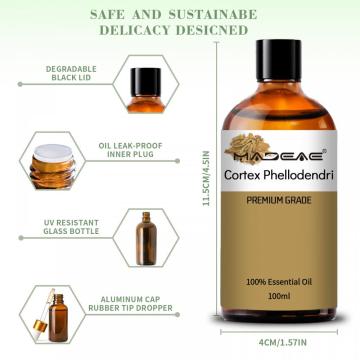 Pure Extract Oil Phellodendron Amurense Bark and Cortex Phellodendri Oil