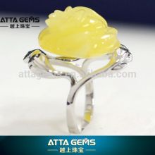 Amber advanced customization-custom design rings