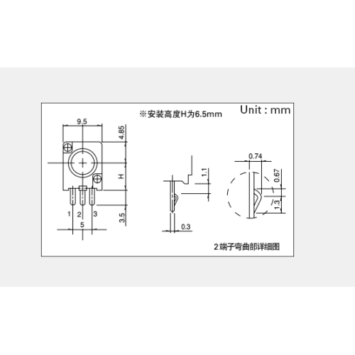 RK097 Serie Draaipotentiometer