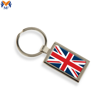 Metal oem enamel keychain for promotional