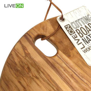 Olive Wood Handcrafted Round Cutting Board