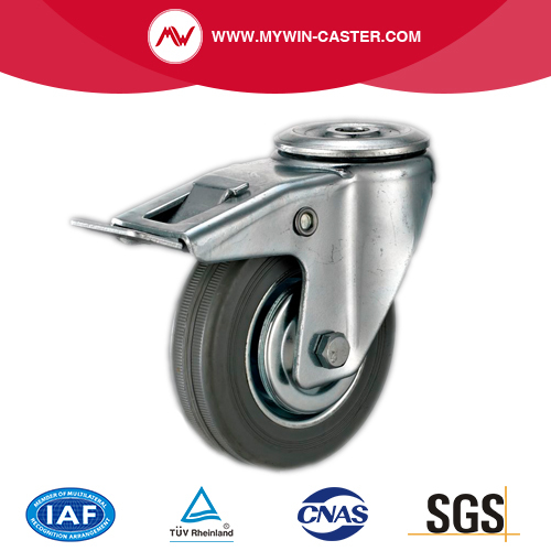 Nhiệm vụ trung bình dẫn điện cao su Bolt với bánh xe phanh Caster