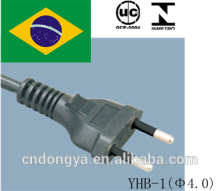 Brazil power cord for heater made in China
