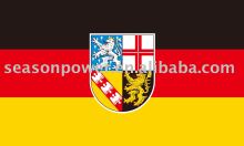 New 3x5 Saarland German state polyester flags