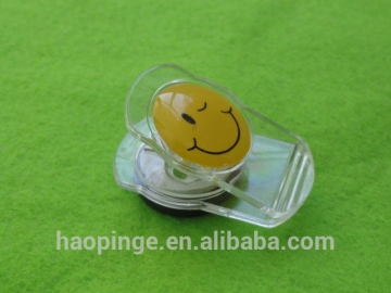 personalized paper clip / 3d cartoon paper clip / smile face custom paper clip