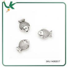 cheap wholesale Fashion Various Jewelry Making Beads Tibetan Silver Small Fish Spacer Beads