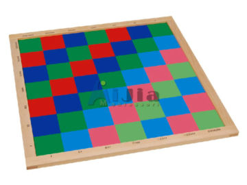 Montessori Educational material Decimal Checker Board