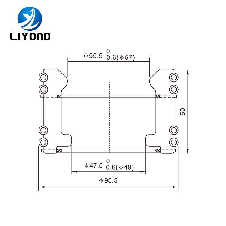LYA122 2000A VCB Female Contacts silver tulip contact for Vacuum Circuit Breaker