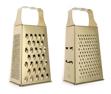 Christmas Gold Kitchen Vegetable Butter Grater 6 inch