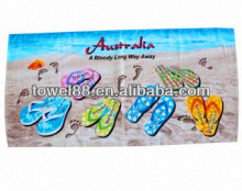 reactive print 100% cotton beach towels