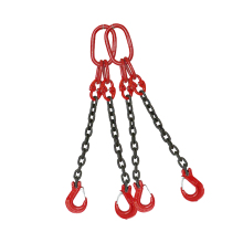 Wholesale Adjustable Double Legs Rigging Lifting Chain Slings with 4 Leg Hooks