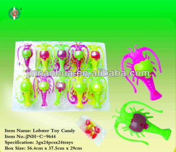 Lobster toy candy
