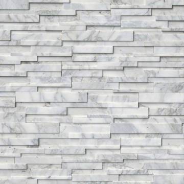 Grey Quarzite Honed 3D Wall Stone Panel