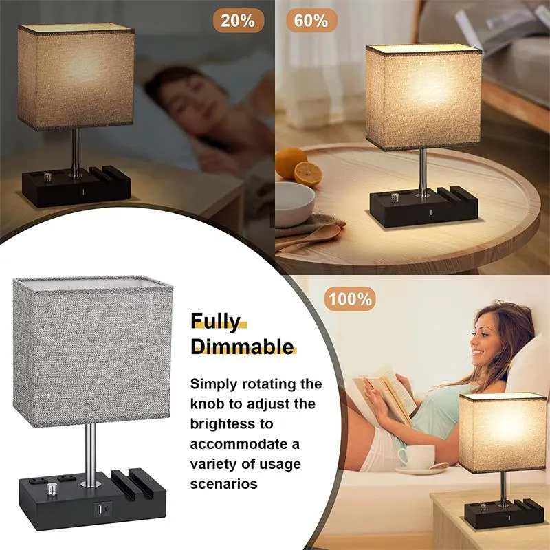 Versatile Dimmable USB C Reading Light with Phone Holder