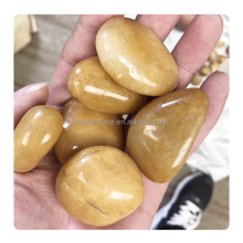 Wholesale High Polished Yellow River Pebbles for Garden and Landscaping