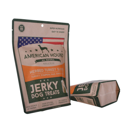 Sacchetto di imballaggio per alimenti per animali domestici in plastica di alluminio con valvola