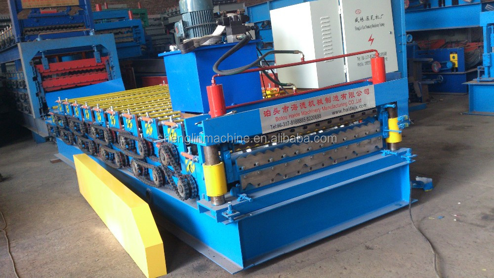 Shutter door making machines