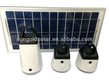 Solar Camping Light 8w small solar charger kits