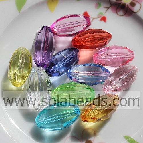 Listing of 19*30MM Faceted Cut Colorful Tiny beads