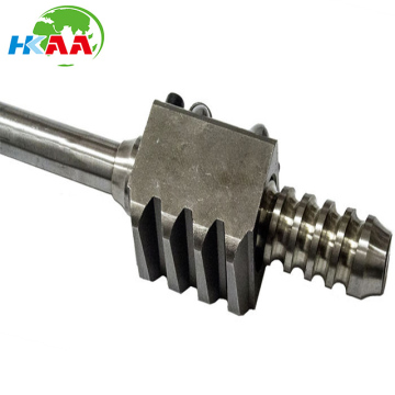 CNC Machining Steering Gear Box Worm Gear Assembly With Shaft