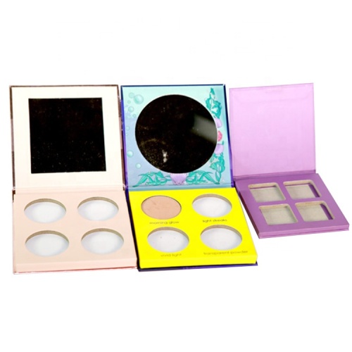 Eye shadow palette with Mirror Makeup Paper Box