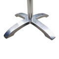 Hot sale good quality leisure facilities Shiny color Folding table base