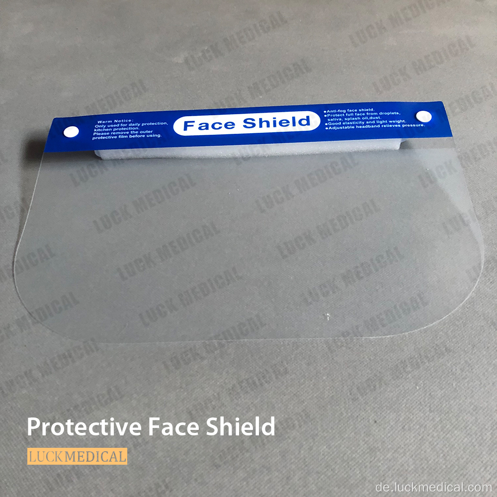 Face Shield Guardian Verstellbares Stirnband