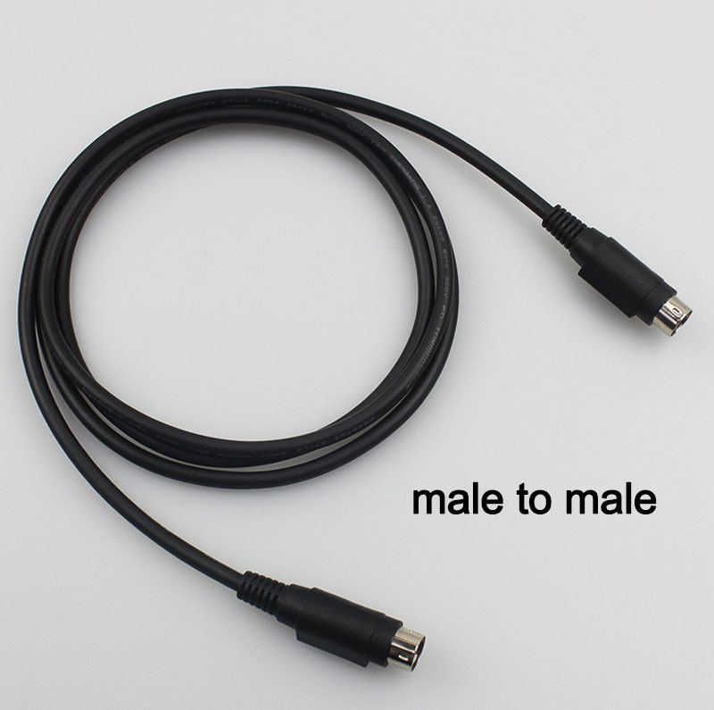 High Quality Factory Manufacture Unibody  1M/2M Stereo  4pin/8pin/13pin Mini Din Cable