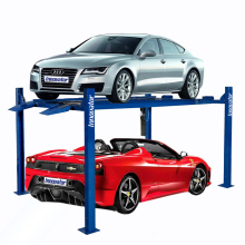 Mobile Hydraulic 4 Post Car Lift on Wheels