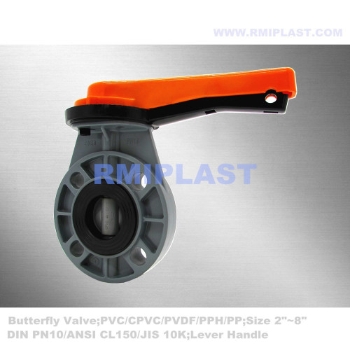 Lug Type Butterfly Valve CPVC ANSI