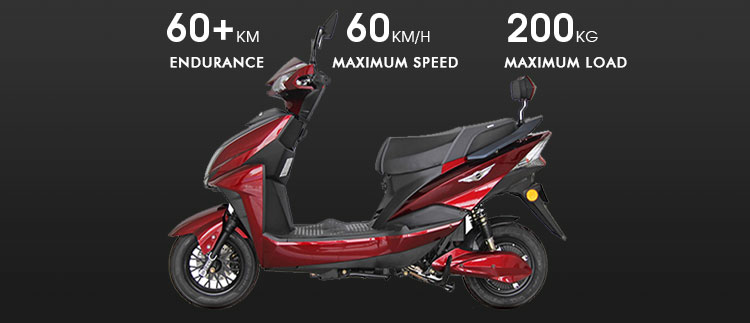 Adult Electric Motorbike Electric Motorcycle in Electric Scooters with New Design