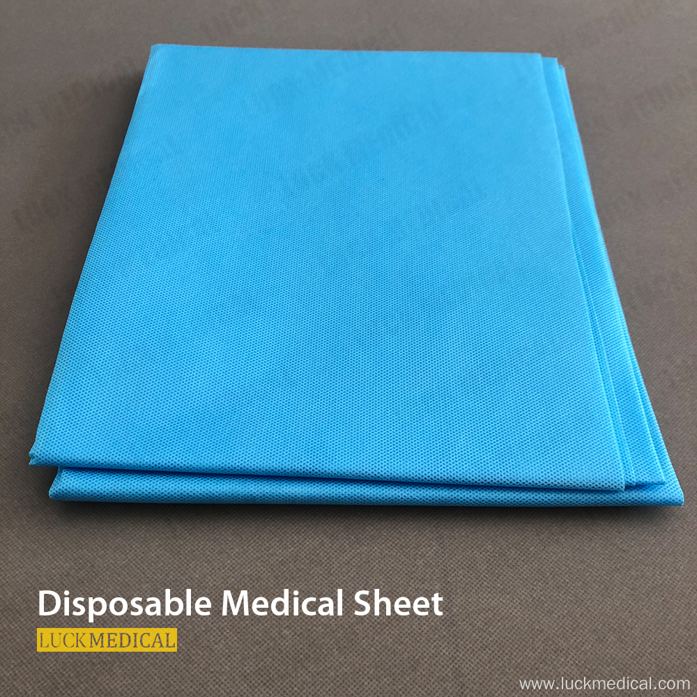 Medical Use Non-Woven Stretcher Blue Sheet