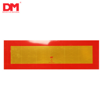 Rear Marking Plates For Long Heavy Vehicles