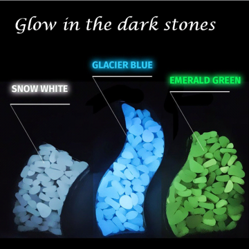 Creative Decoration Best Glowing Stones Glowing Pebbles Customized Luminous Pebbles