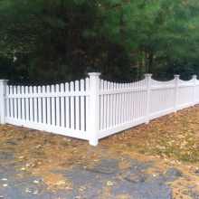 White PVC Vinyl Fence Builder