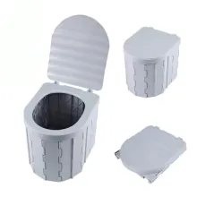 Outdoor Folding Camping Toliet ABS Plastic Movable Portable Travel Toliet