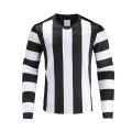 Moletom masculino vestido de futebol seco e preto branco