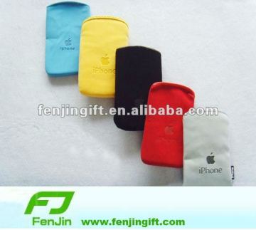 flocking cell phone cover,flocking cell phone pouch,mobile case