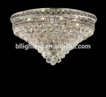 Modern round fancy k9 crystal light hotel celling lamp