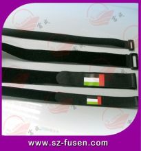 Oem 100% Nylon Book Carry Strap Customised , Woven Strap Tie Velcro