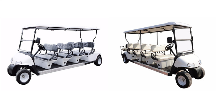 8 Seaters Golf Carts With 2 Rear Seats