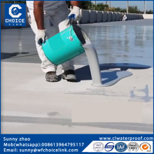 Polyurethane waterproof coatingw with water based