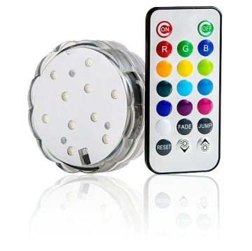 Led remote control ligh base change color for christmas decoration