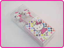 White Lovely Hello Ketty Mp3 Earphones, Durable Lightweight Cartoon Earphones Ydt21