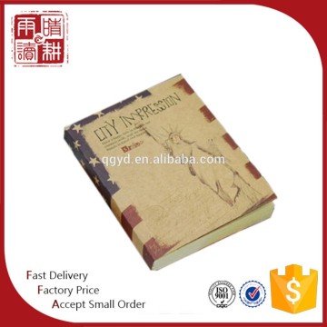 A6 Recycle brown kraft paper school notebook