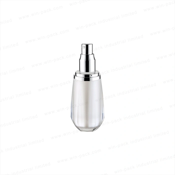 Winpack Special Type 120ml Acrylic Lotion Bottle with Shiny Silver Cap